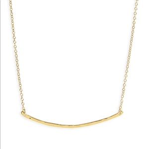Gorjana gold bar necklace